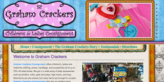 Graham Crackers Womens & Childrens Consignment - Website Design